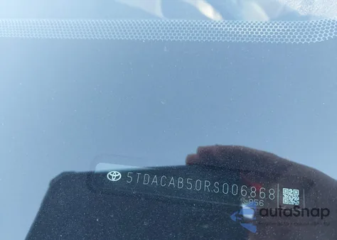 2024 Toyota Grand Highlander Hybrid Limited из США, поврежденный, VIN 5TDACAB50RS006868